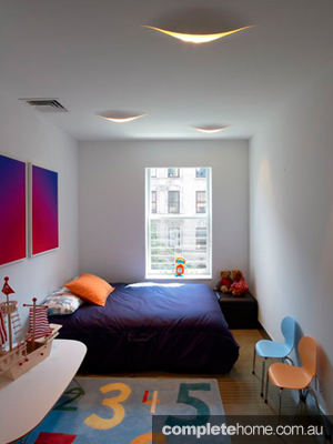 NY townhouse kids bedroom