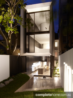 Tusculum Residence Exterior-Rear-Night