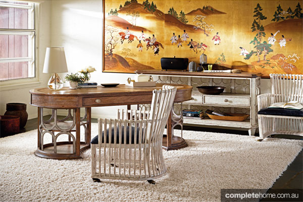 Archipelago collection home office design from Stanley Furniture