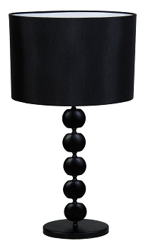 9. black Beacon 260431 BETTY 1LT BASE AND SHADE BLACK