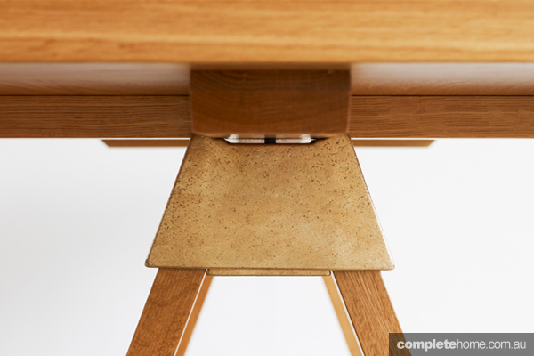 The A-joint, for benches, tables, stools and more, from designer Henry Wilson