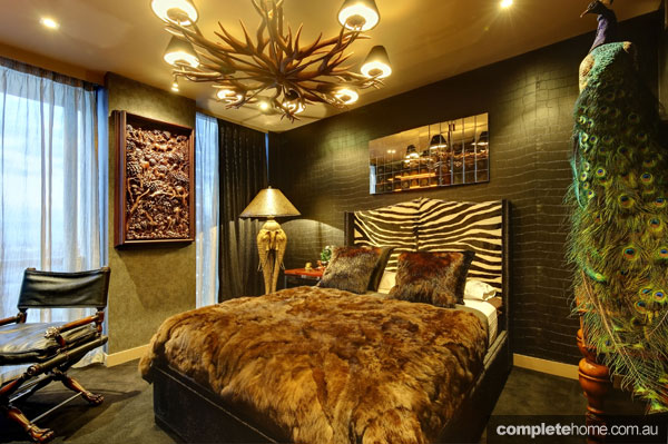 African-themed bedroom