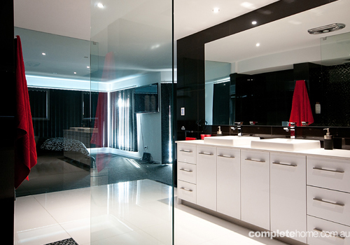 Kitchen and Bathroom Trends Renovation Luxury black bathroom
