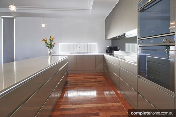 An integrated and sleek kitchen design from Carrera Kitchens